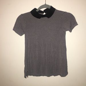Cute Top with Peter Pan Collar